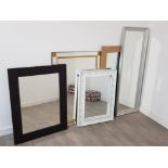 5 large contemporary mirrors