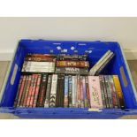 A quantity of DVDs to include Peaky Blinders box set and scary movie etc.