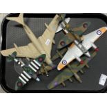 6 Corgi die cast model war planes