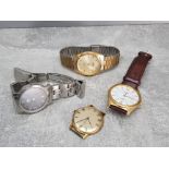 4 gents watches including hugo boss