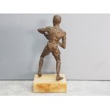 Bronze figure of a boxer by A.R.Graham, unsigned but from Bonhams 23rd of September 2020