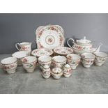 30 piece Grafton tea set Malvern pattern