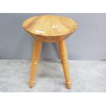 4 legged stool signed H&W miles