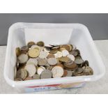 Large collection of various foreign coins