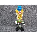 A murano glass clown 25cm high.