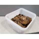 Large collection of old pre-decimal pennies