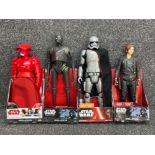 Star Wars x4 figures unopened including Rogue one Jyn Erso, Captain Phasma and more