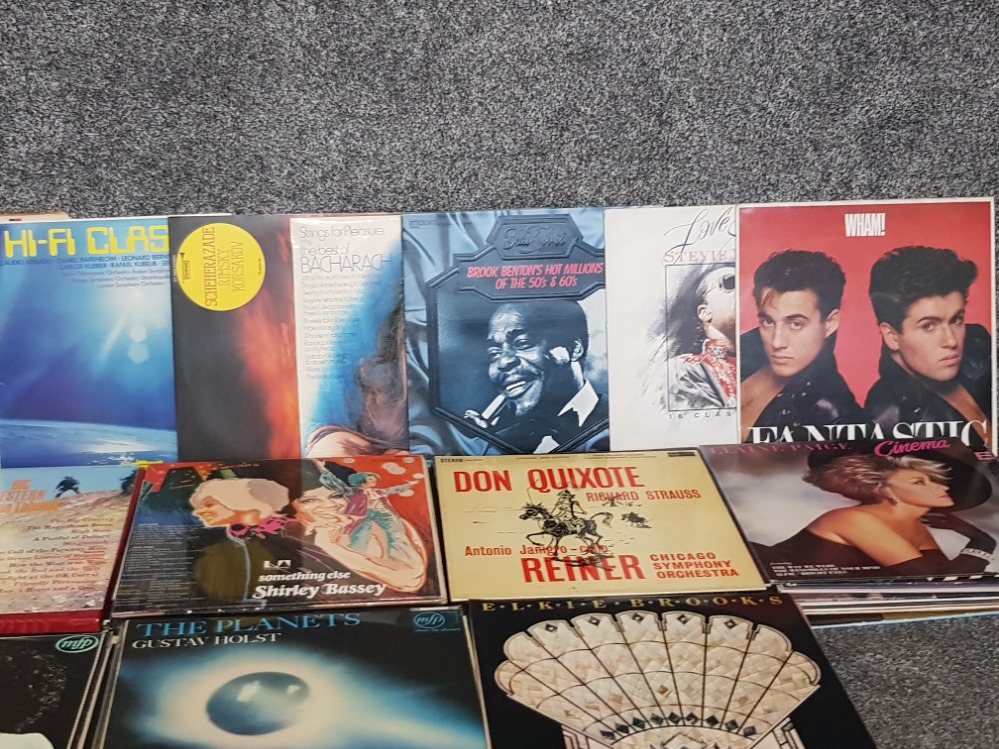 A large collection of lp records to include wham don Quixote Richard Strauss etc - Image 2 of 3
