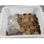 Large collection of old pre-decimal half pennies and farthings