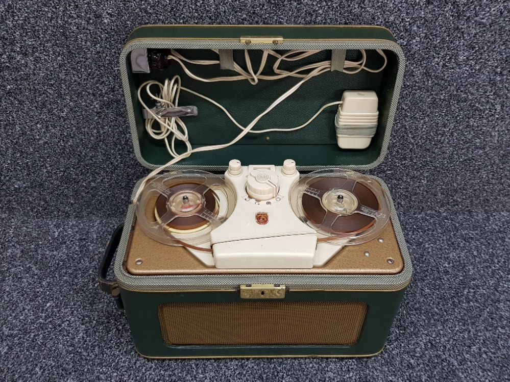 Vintage Philip's portable Reel to Reel player - Image 2 of 2