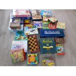 Large quantity of board games to include Tiddly Winks and Ludo.