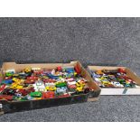 2× trays of matchbox + hotwheels cars