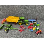 Toys, Tractors and cars