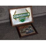 Vintage advertising Pub mirror Cornbrook bitter