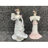 Coalport Femmes Fatales “Lillie Langtry” limited edition No 2122 and one other
