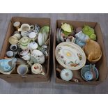 Miscellaneous ceramics to include hummel figures, evesham pattern casserole dish, carlton ware,