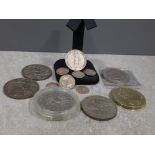 Pre 1920 sterling silver coins (20g), + commemorative crown coins eg. Queen mother 1980