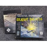 2× boxed war games, space infantry & metal express silent death