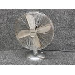 Blaupunkt chrome desk fan