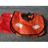 An RLNI child's inflatable life jacket with bag.
