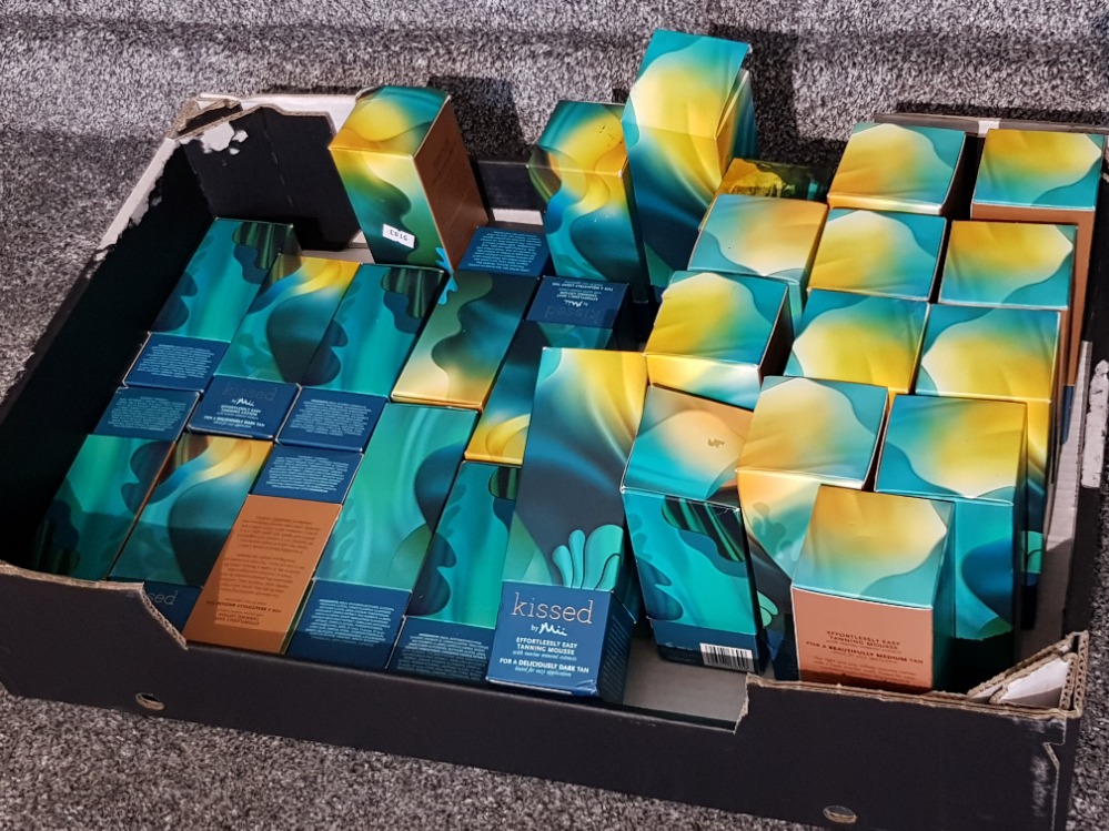 28 boxes of Kissed by Mii Tanning mousse