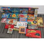 20 boxed vintage boardgames including Tom & Jerry, combination and reach for the summit etc