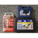 Power Craft 160W combitool and mini tool accessory kit, Promax 400 piece rotary tool accessory kit.