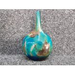 1970s mdina earth sand and sea tulip vase 21cm