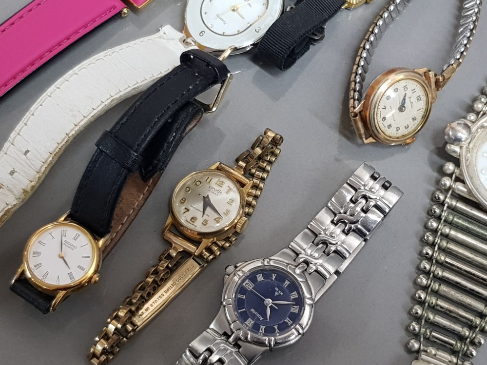 Eight ladies wristwatches including Seiko and Accurist - Image 2 of 3