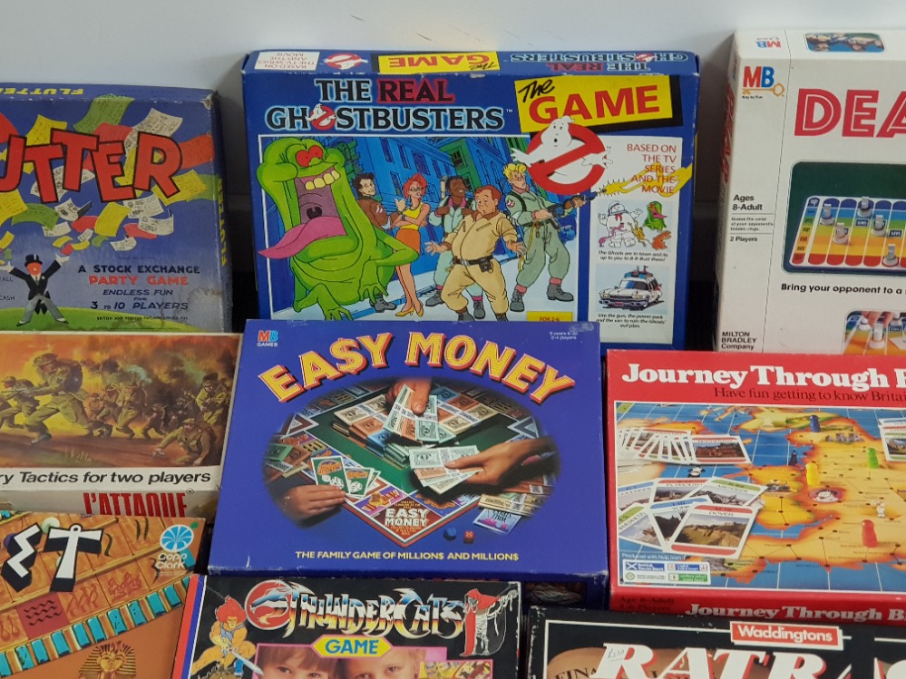 21 vintage boardgames all in original boxes including Ghostbusters, thundercats etc - Image 2 of 3
