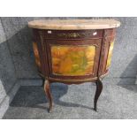 A spanish commode with marble top in the Louis xvi style 70 x 73 x 41cm.