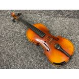 Vintage Violin and 2 bows (need att)