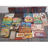 Box containing 29 boxed vintage board games including Geronino, diversion, Nile etc
