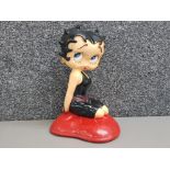 Large hand painted Betty Boop figure, height 27cm