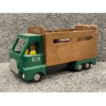 Handmade Horse box vehicle toy with horses