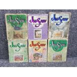 6 Chad Valley plywood interlocking jigsaw puzzles, all complete in original boxes