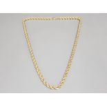 Gold plated Christian Dior rope chain