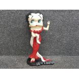 Large resin figure of Betty Boop, height 52cm
