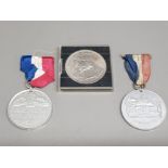 Two commemorative medals for the coronation of Edward VIII and silver jubilee 1910-1935, together