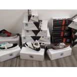 Zipz brand new trainers x20 different designs all in original boxes, sizes range 7 -11