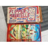 Vintage Speed Flipper Bagatelle game in original box with game balls