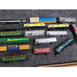 16 model train carriages, Austrian, Italian Lima etc