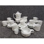 Approximately 26 pieces of real brasil coffee service