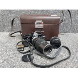 Olympus OM-1 camera with lens in original carrycase