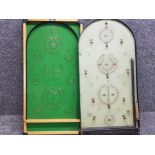 Kay London bagatelle game plus 1 other with 7 game balls