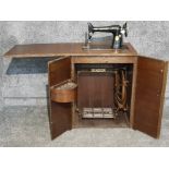 Vintage singer treadle sewing machine