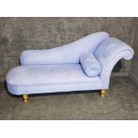 Modern upholstered chaise lounge, 67x186cm, Height 92cm