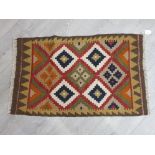 Afghan Maimana kilim rug, 92x59cm