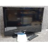 Goodmans 26" TV with remote and instructions