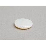 5ct oval cabochon cut natural opal stone with gemological card